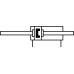 Пневмоцилиндр 40x100 мм Aignep AJ 040 0100 круглый двустороннего действия