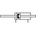 Пневмоцилиндр 125x300 мм Aignep PJ 125 0300 T двуст. действия, ISO 15552