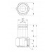 Штуцер цанговыйG1/8-4 мм CDC PCF-04-G01