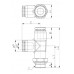 Тройник цанговыйM22-10 мм CDC PST-10-M22