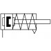 Пневмоцилиндр 6x10 мм Festo AEVC-6-10-A-P-A одностороннего действия