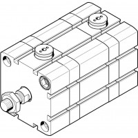 Пневмоцилиндр 63x Festo ADN-63-EL двустороннего действия компактный