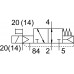 Распределитель электромагнитный 3/2 Н.О. Festo VUVG-B10Z-M32U-RZT-F-1T1L