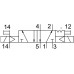 Распределитель электромагнитный 5/2 Festo VUVB-ST12-B52-ZD-QX-D-1T1