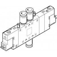 Распределитель электромагнитный 5/3 Festo CPE18-M1H-5/3BS-QS-10