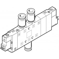 Распределитель электромагнитный 5/3 Festo CPE24-M3H-5/3B-QS-12