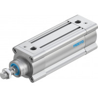 Пневмоцилиндр 63x100 мм Festo DSBC-63-100-PPVA-N3 двуст. действия, ISO 15552