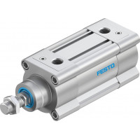 Пневмоцилиндр 63x40 мм Festo DSBC-63-40-PPVA-N3 двуст. действия, ISO 15552