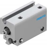 Пневмоцилиндр 6x10 мм Festo ADN-S-6-10-I-A двустороннего действия компактный