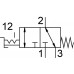 Ручной клапан 3/2 Н.О. Festo VHEF-HST-B32-G14