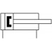 Пневмоцилиндр 6x10 мм Festo ADN-S-6-10-A-A двустороннего действия компактный