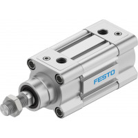 Пневмоцилиндр 50x20 мм Festo DSBC-50-20-D3-PPVA-N3 двуст. действия, ISO 15552