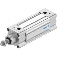 Пневмоцилиндр 63x100 мм Festo DSBC-63-100-D3-PPVA-N3 двуст. действия, ISO 15552