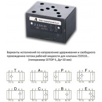 Обратный клапан модульный Hanshang Hydraulic Z1DS10 (CETOP 5)