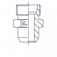 Соединение приварное W 24 Прямое под приварку W - 105504.1