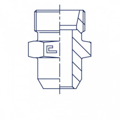 Соединение приварное W 24 Прямое под приварку W - 105521.1