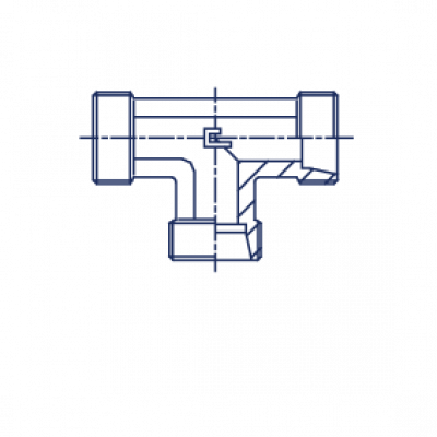 Соединение проходное Т-образное - 103904.1