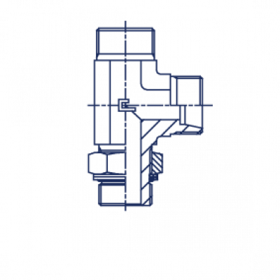 Штуцер ввертной регулируемый FR 24 L-образное BSP уплотнение тип G - 106706.1