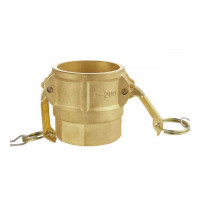 Кулачковое соединение типа DBRB муфта (розетка) с резьбой BSP (MIL-C-27487) Латунь - VR050DBRB