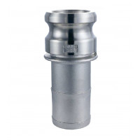 Кулачковое соединение типа ESS, Штуцер (ниппель) с хвостиком (MIL-C-27487) Нержавеющая сталь - VR050ESS