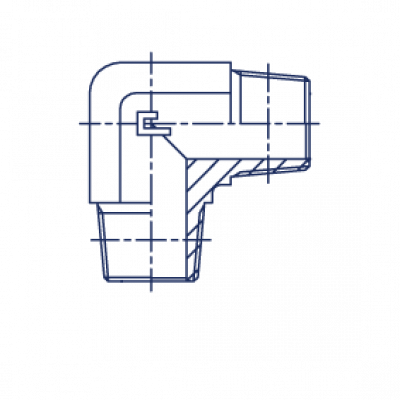 Угловой адаптер NPТ 90° - 302102