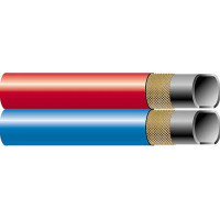 Газосварочный рукав Ацетиленовая/кислородная сварка TWIN, 20 бар, сдвоенный рукав - SM1400606