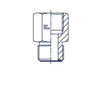 Адаптер А Переход на метрический внутр./наружн. резьба - 402305