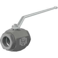 Кран 2-х ходовой шаровый BSP 2 DN 40 P=350 GB2 круглая форма VS-BV-2-BSP200-P35 (D40)