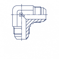 Штуцер ввертной F Угол 90° - 202501.3