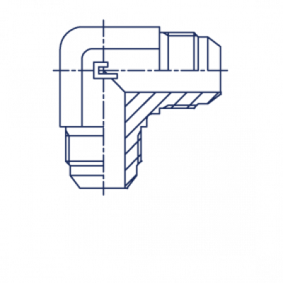 Штуцер ввертной F Угол 90° - 202504.3
