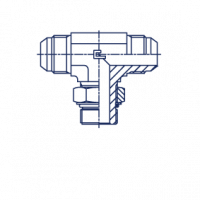 Штуцер ввертной регулируемый FR T-образное UNF уплотнение тип A - 205501.3