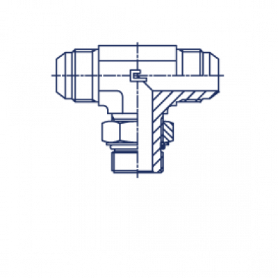 Штуцер ввертной регулируемый FR T-образное UNF уплотнение тип A - 205506.3