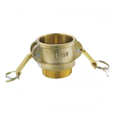 Кулачковое соединение типа BBRB, муфта (розетка) с резьбой BSPT (MIL-C-27487) Латунь - VR200BBRB