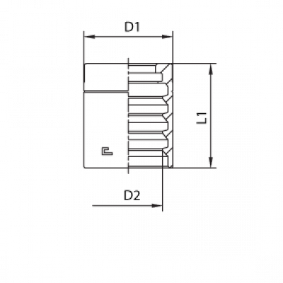 Муфты обжимные CAST 1SN/2SC без зачистки - 800304