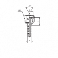 Фитинг универсальный Cast BSP внутренняя резьба O-RING штифтованная /накидная гайка - 802863