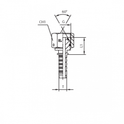 Фитинг универсальный Cast BSP внутренняя резьба O-RING штифтованная /накидная гайка - 802802