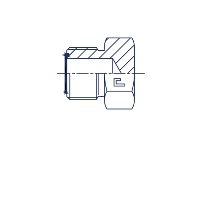 Заглушка с наружной резьбой - 407702