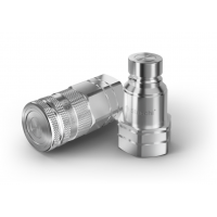 Быстроразъемное соединение БРС STUCCHI FLAT FACE A BSP (Ш) удлиненные ниппель/розетка - БРС FF A BSP 1 - D3/4 Ниппель (удлиненный) - 801300059