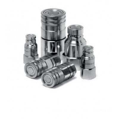 Быстроразъемное соединение БРС STUCCHI FLAT FACE A NPT ниппель/розетка - БРС FF A NPT 1/2 - D3/8 Розетка - 801301008