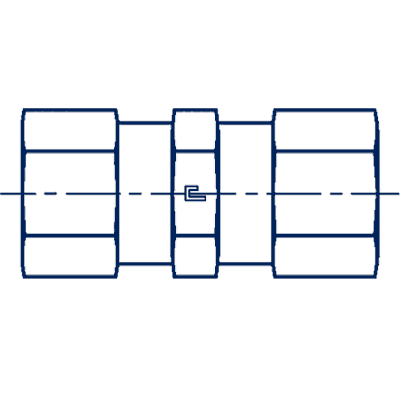 Обратный клапан, угол конуса 60° внутренняя резьба BSPT - 501208