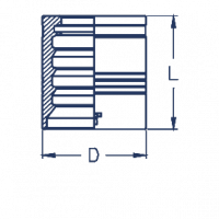 Муфты обжимные CX 4SH c зачисткой - BXSH20