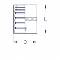 Муфты обжимные CX R6/R7/R8 без зачистки - BX703