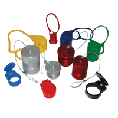 Заглушки для БРС STUCCHI - Заглушка БРС 1/4 FIRG/A Ниппель (красная, пластик) - 815100023