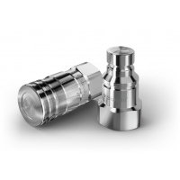 Быстроразъемное соединение БРС STUCCHI FLAT FACE FL BSP - БРС FF FL BSP 1/2 - D3/8 Розетка (нерж.) - 802400104