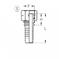 Фитинг универсальный CX BSP Внутренняя резьба BS 5200 - ISO 12151-6 - CX0506FGL