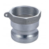 Кулачковое соединение тип ААLB, Штуцер (ниппель) с резьбой BSP (MIL-C-27487) Алюминий - VR050AALB