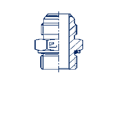 Штуцер ввертной F Прямой метрическое уплотнение тип H - 215918.3