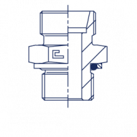 Прямое BSP уплотнение тип H - 108801.1