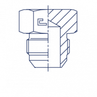 Заглушка V с наружной резьбой VF - 207401.3