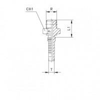 Фитинг Interlock Cast BSPT наружная резьба Interlock - 806801
